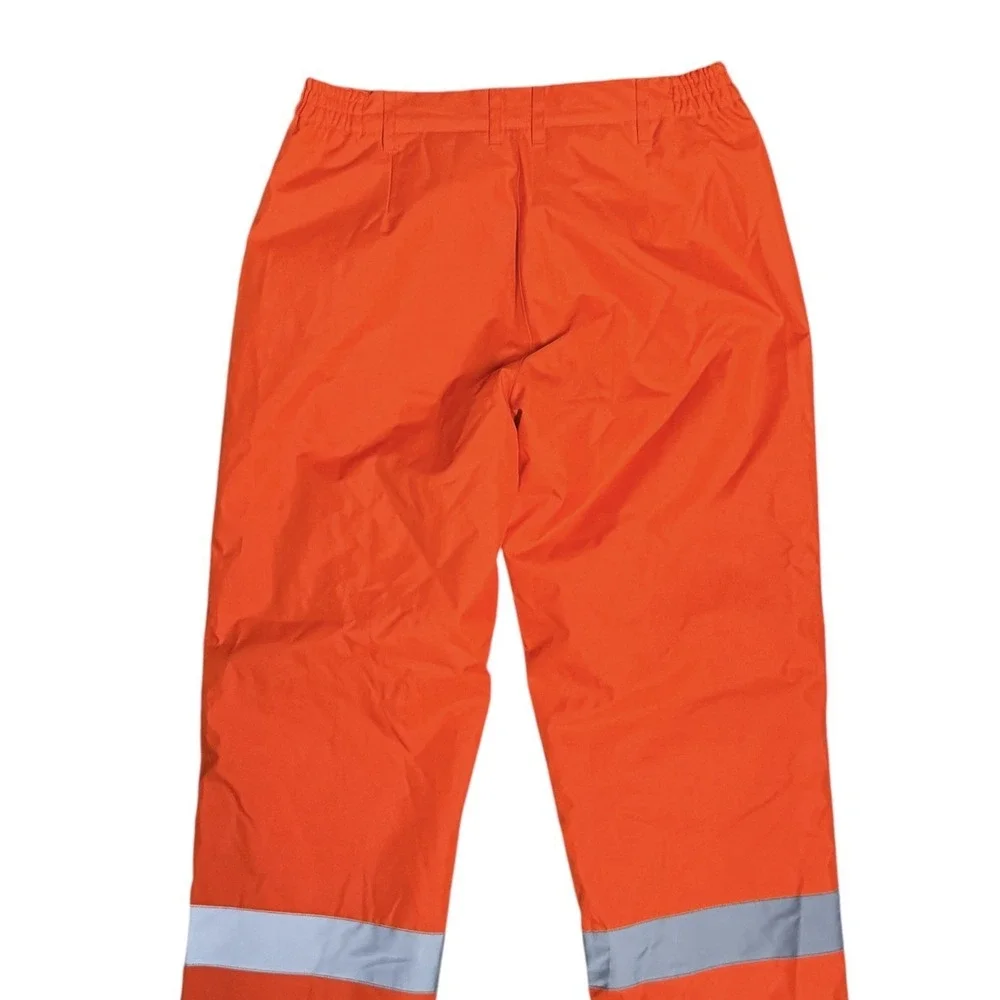 Safety Work Pants Fluorescent Orange Hawke & Co Class 2 high visibility Lined M - Picture 5 of 9